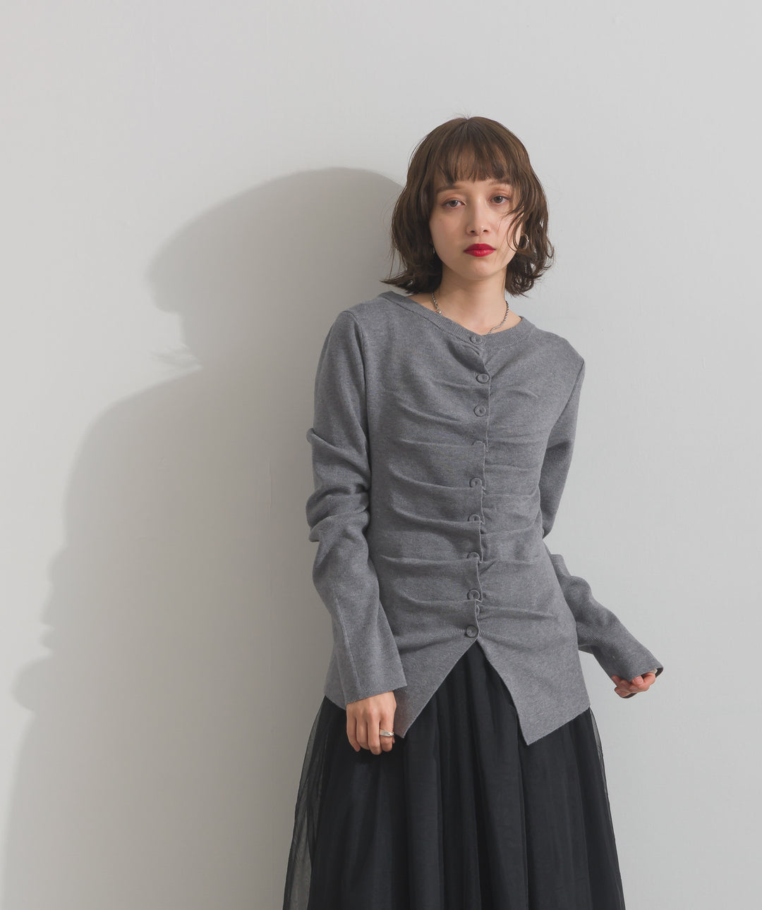 クールギャザーカーデ