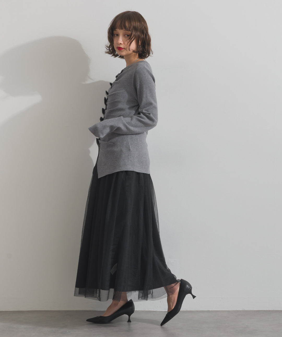 クールギャザーカーデ