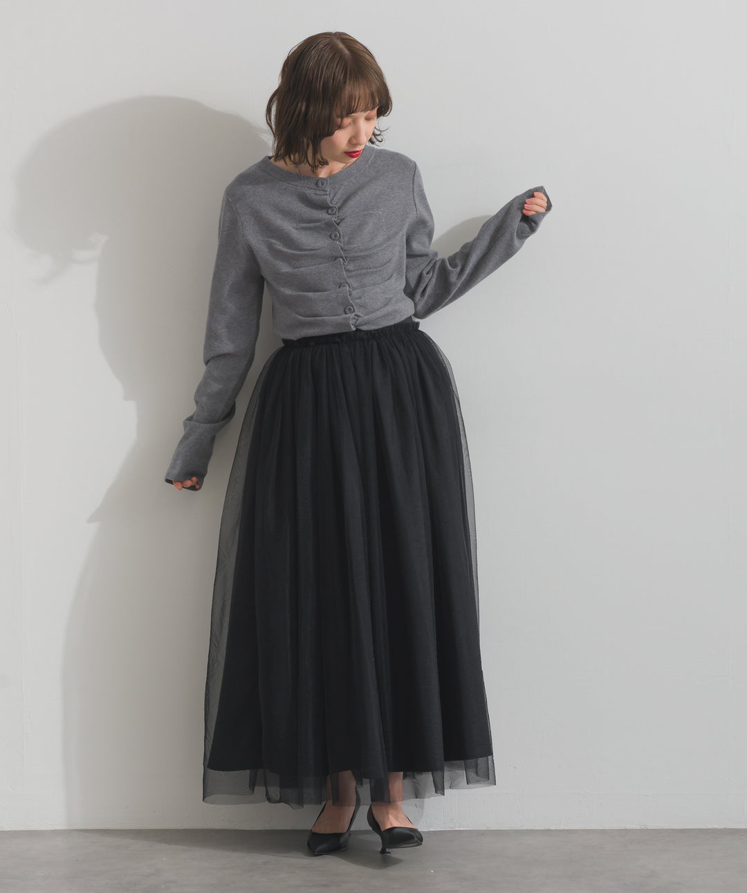 クールギャザーカーデ