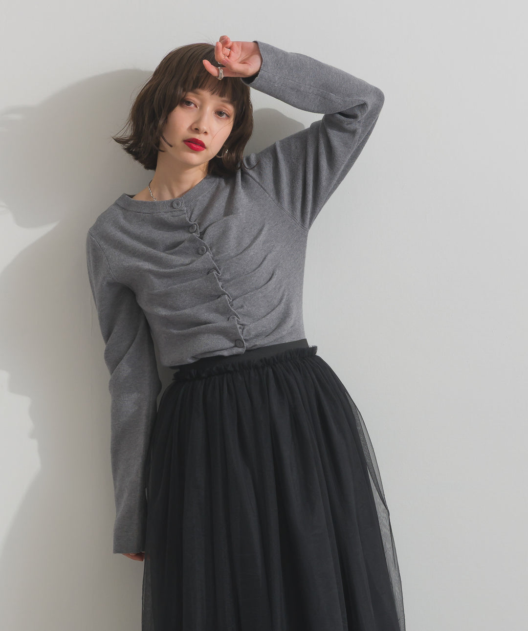 クールギャザーカーデ