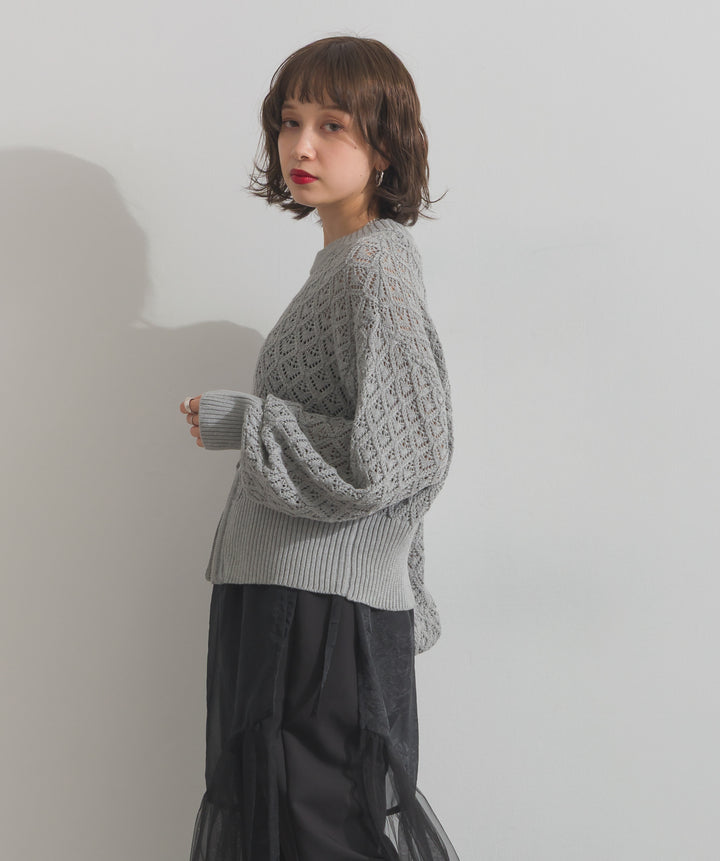 フロントスリットZIPニット