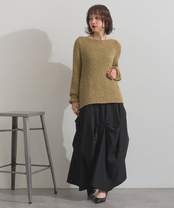 ランダムタックボリュームスカート