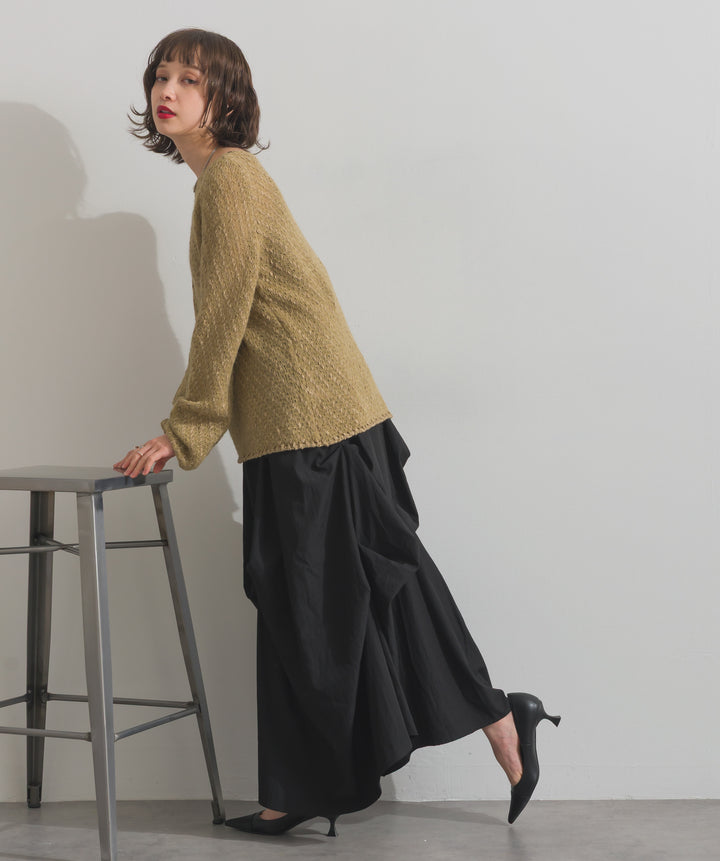 ランダムタックボリュームスカート