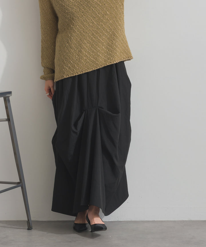 ランダムタックボリュームスカート