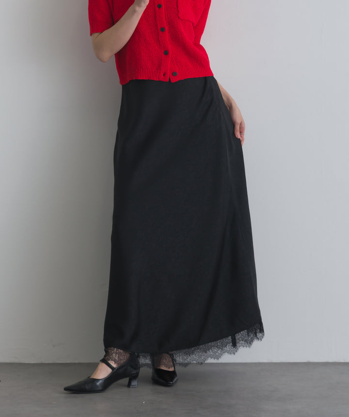 レースヘムナロースカート