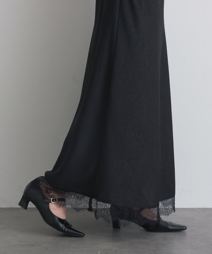 レースヘムナロースカート