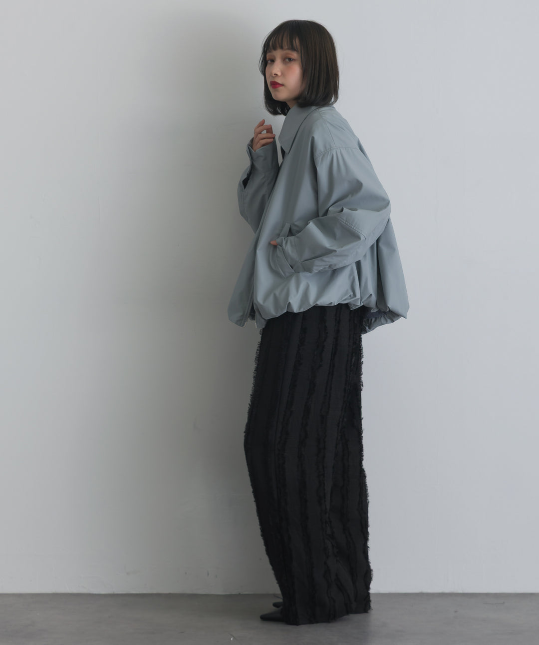 フリンジジャガードパンツ