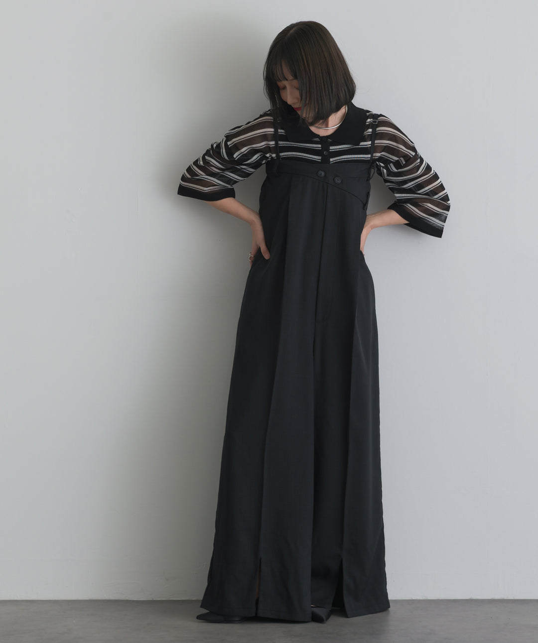 リネンライク2WAYオールインワン