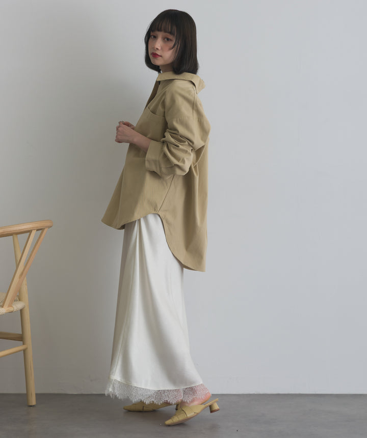 レースヘムナロースカート