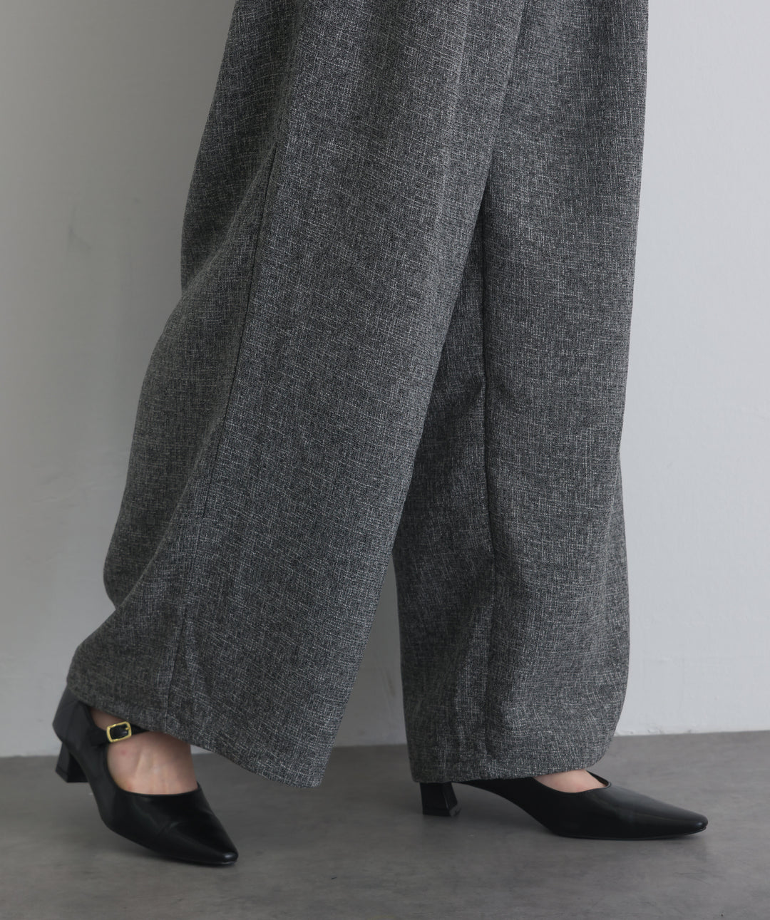 サマーツイードタックパンツ