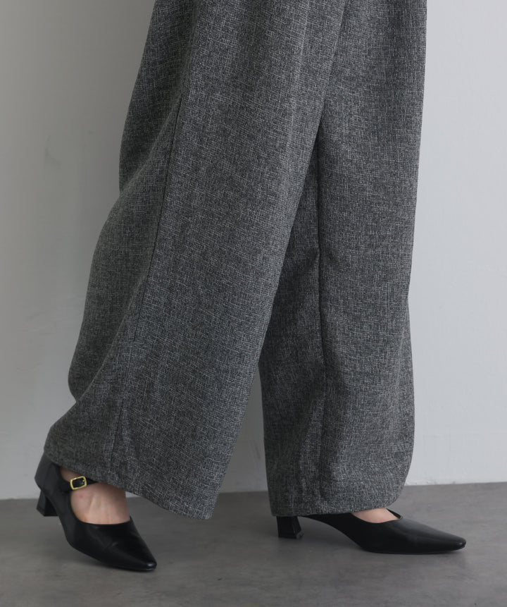 サマーツイードタックパンツ