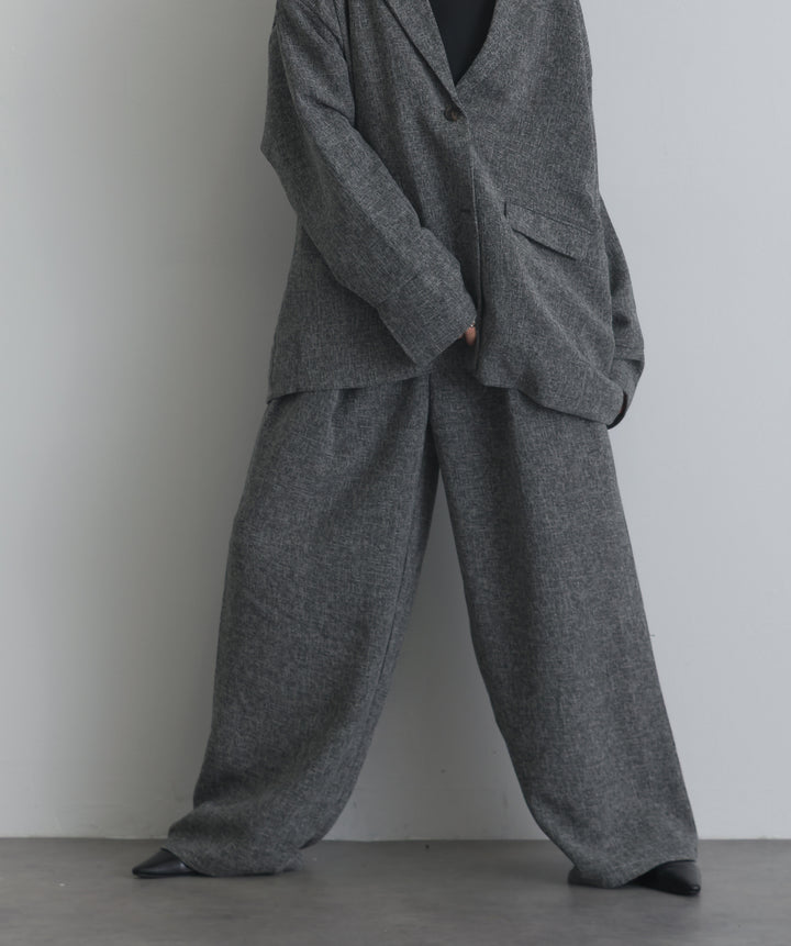 サマーツイードタックパンツ