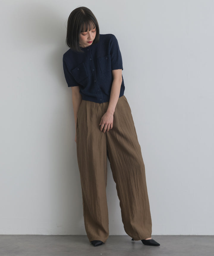 リネンライクタックパンツ