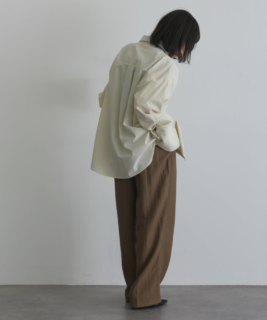リネンライクタックパンツ