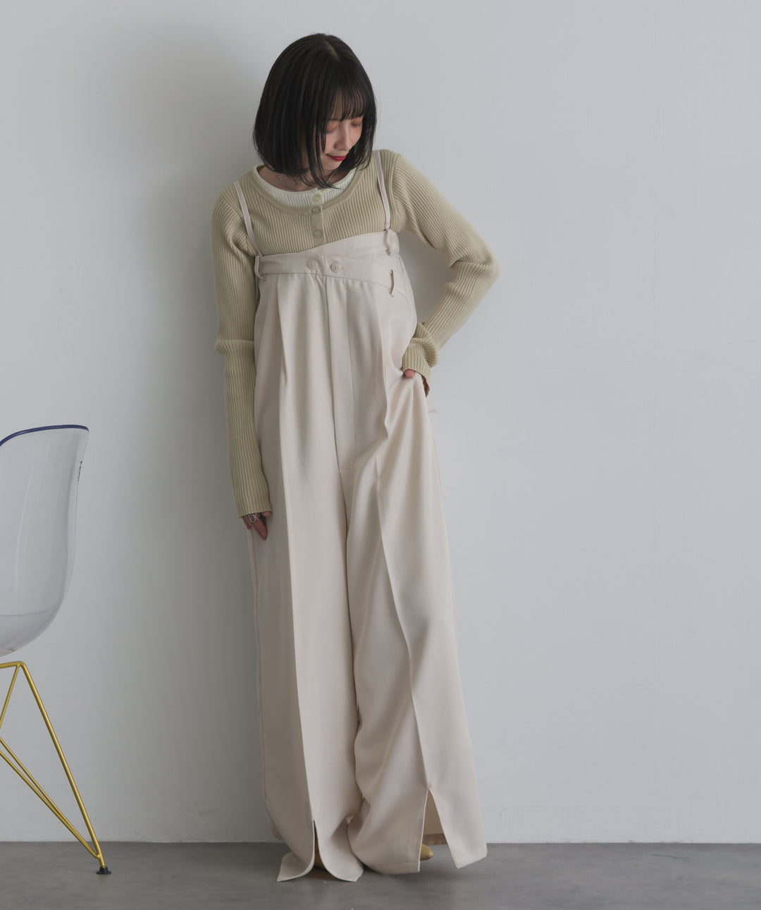 リネンライク2WAYオールインワン