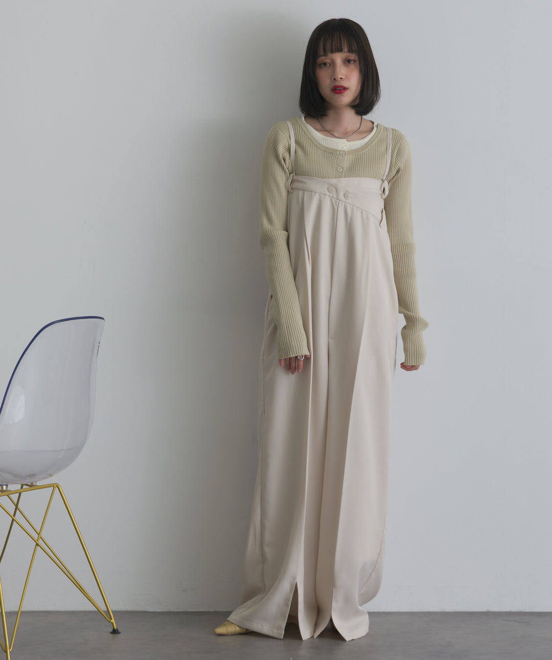 リネンライク2WAYオールインワン
