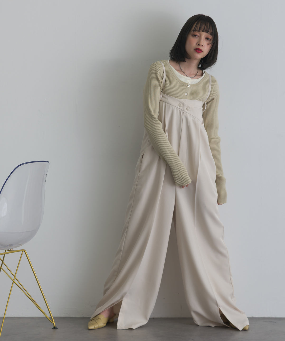 リネンライク2WAYオールインワン