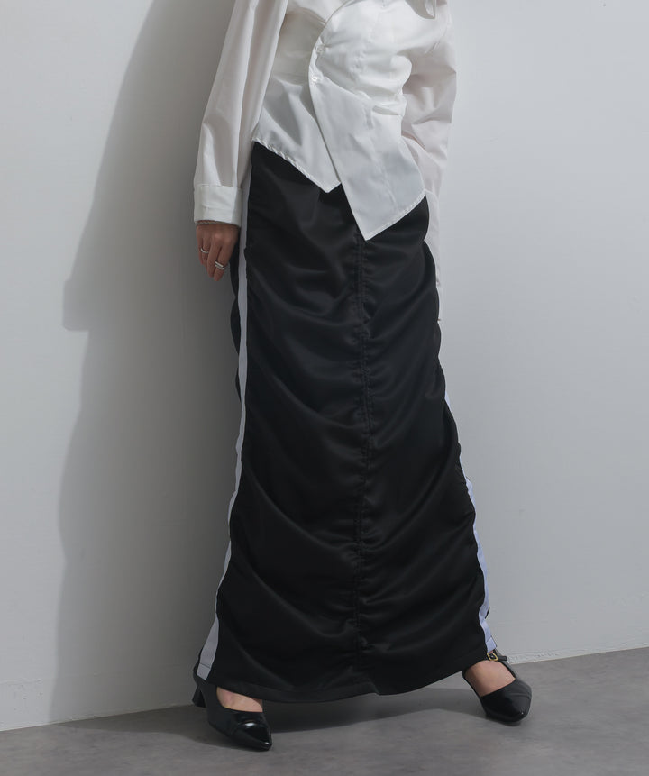 サイドラインシャーリングスカート