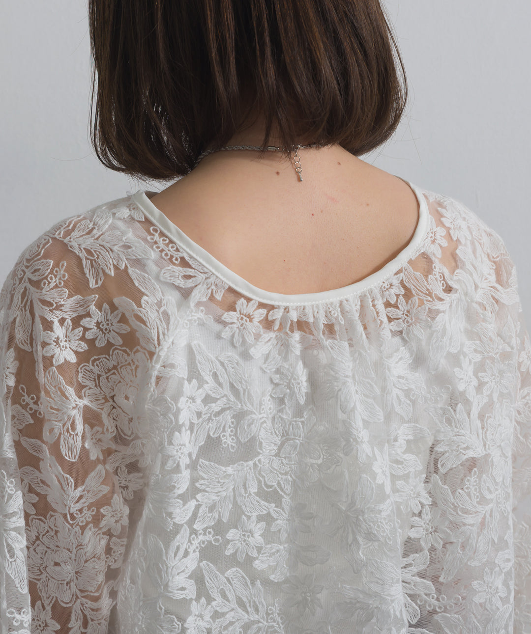 2WAYフラワーチュールトップス