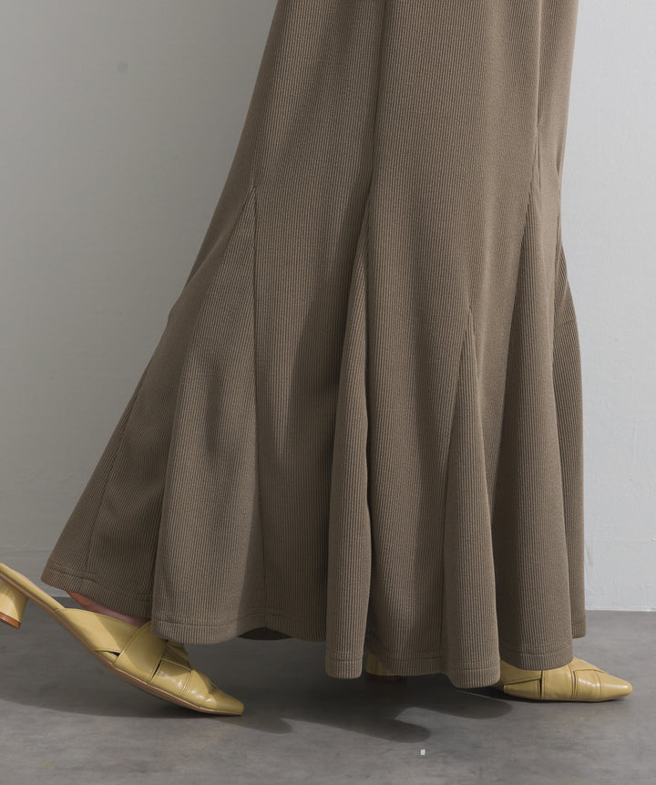 リブマーメイドスカート