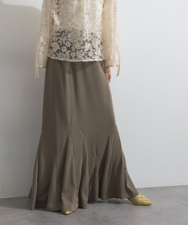 リブマーメイドスカート