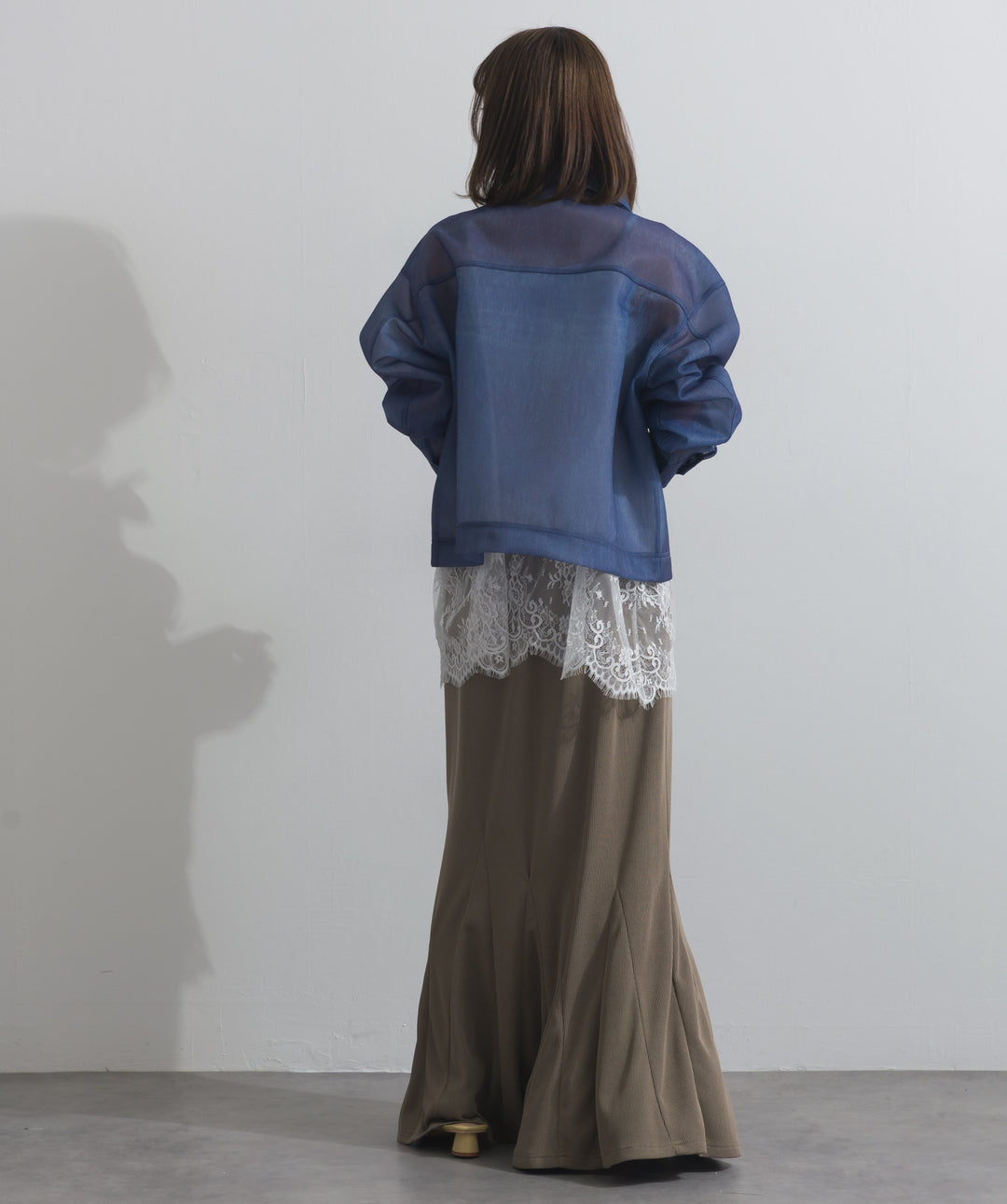 リブマーメイドスカート