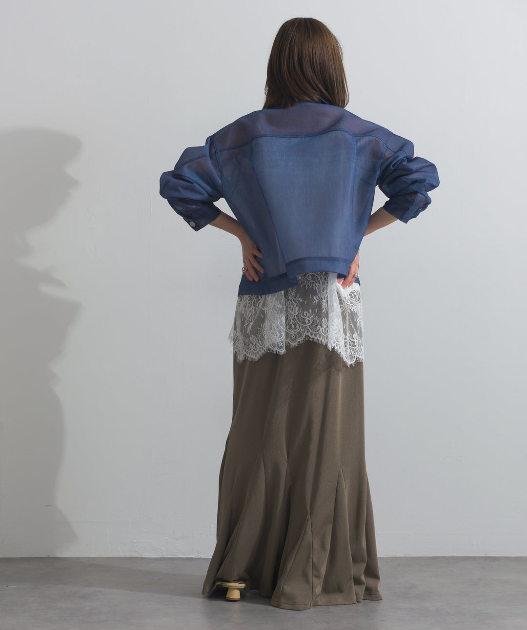 シアーデニムライクジャケット