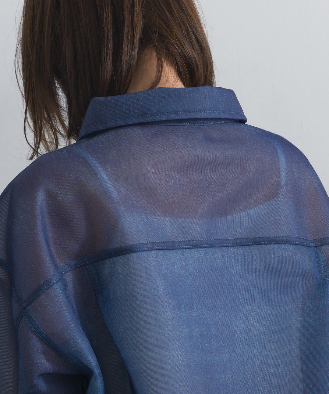 シアーデニムライクジャケット