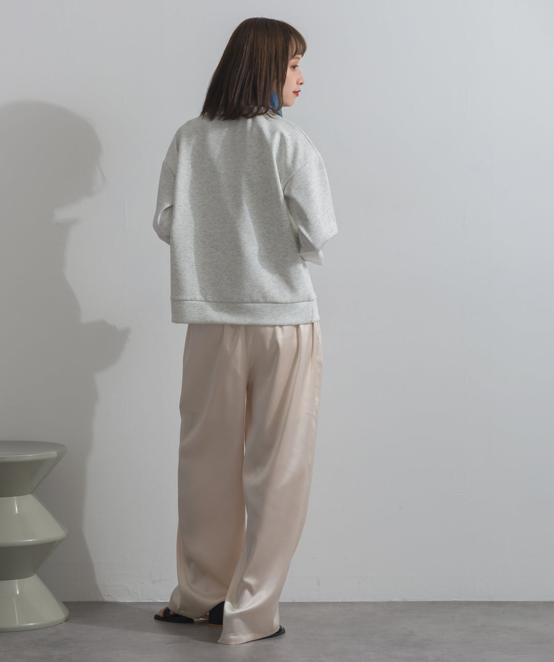 デニムドッキングポンチプルオーバー