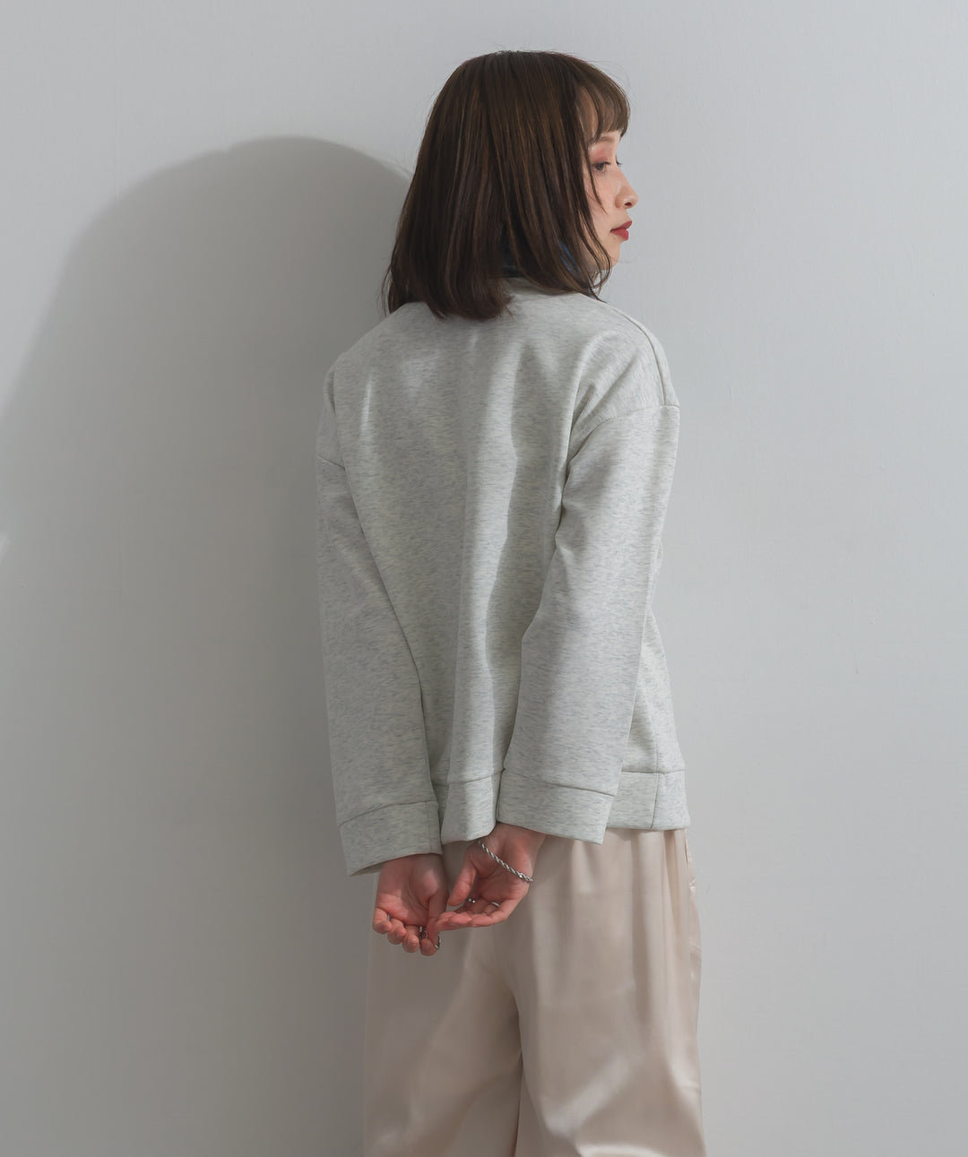 デニムドッキングポンチプルオーバー