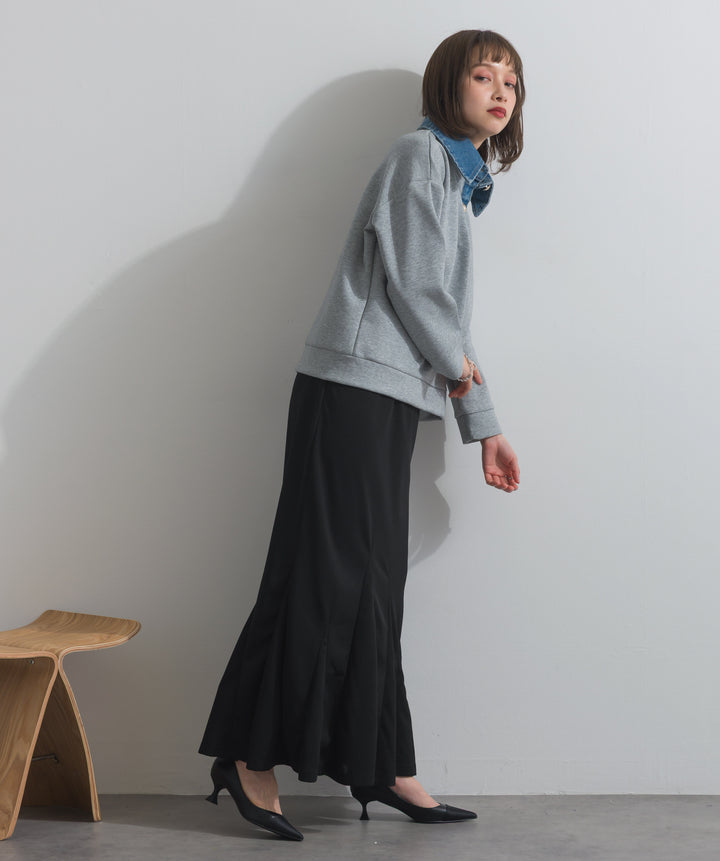 リブマーメイドスカート