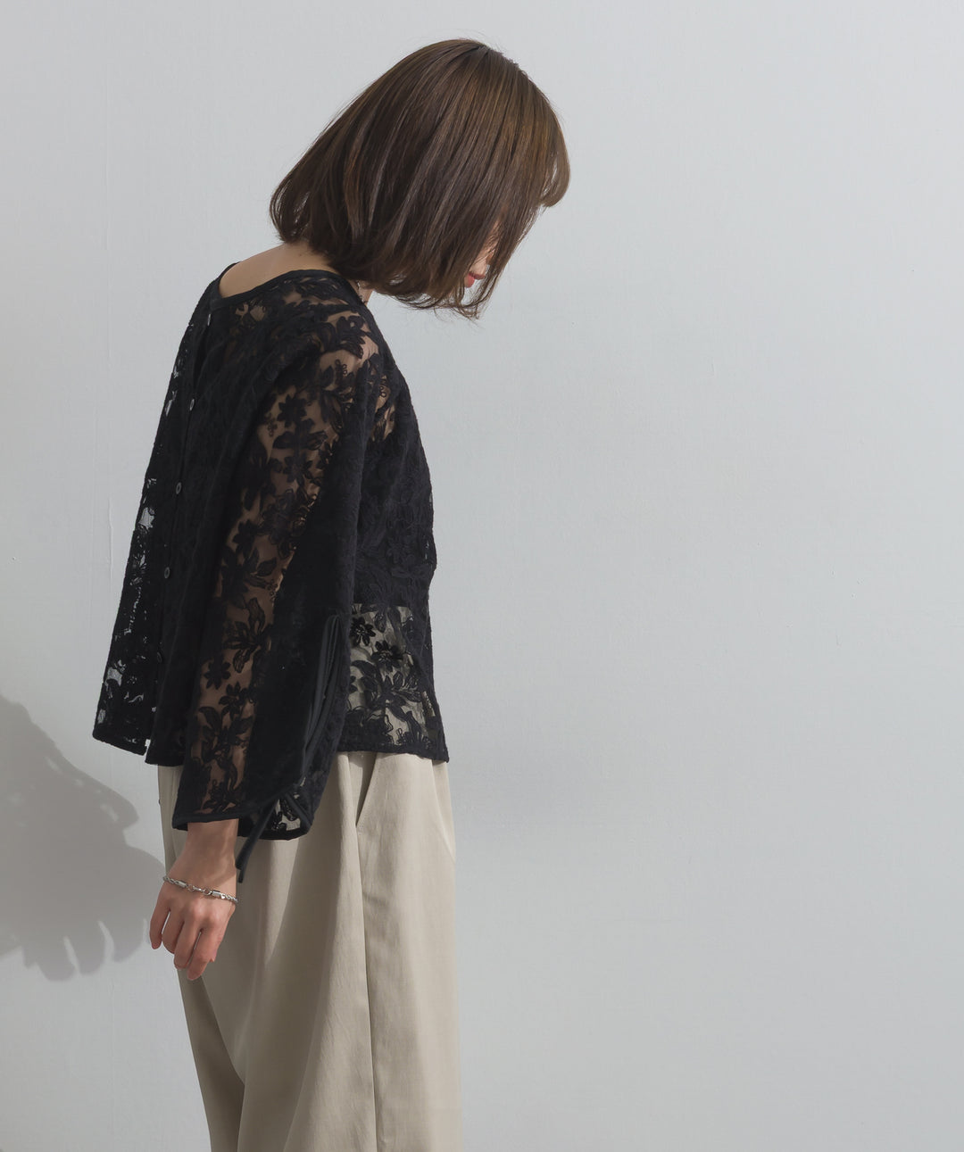 2WAYフラワーチュールトップス