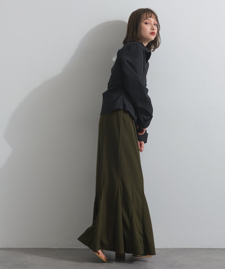 リブマーメイドスカート