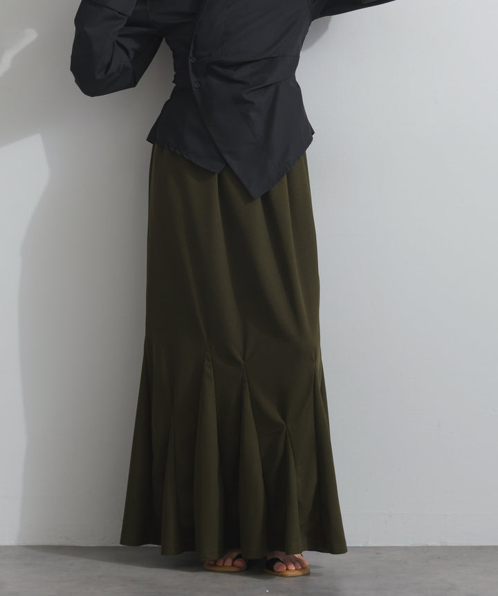 リブマーメイドスカート