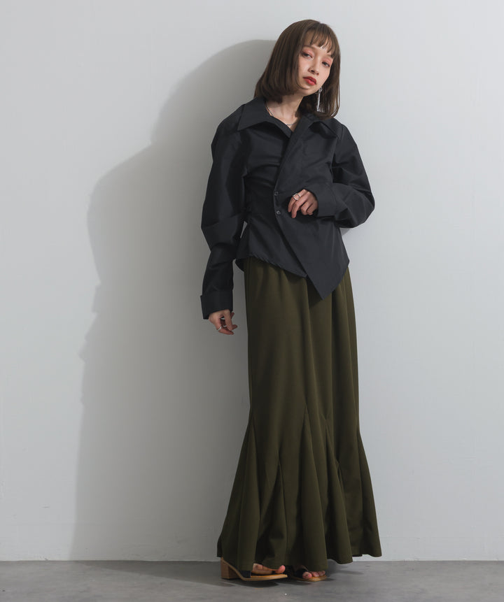 リブマーメイドスカート