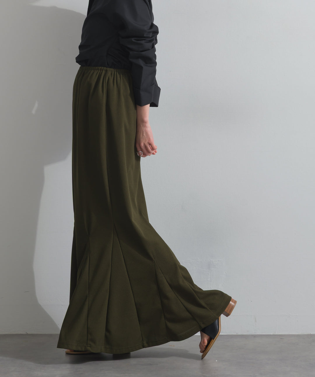 リブマーメイドスカート