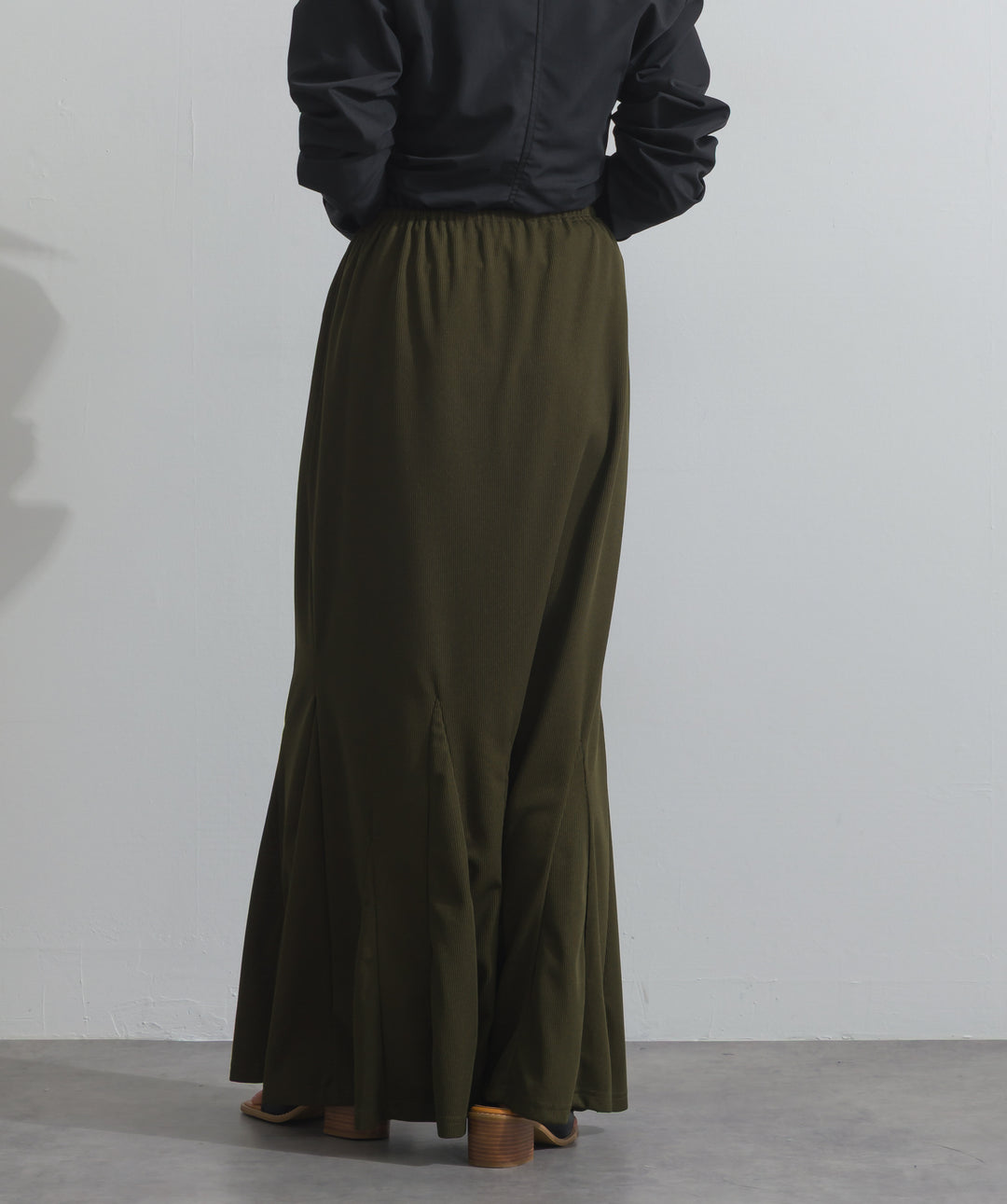 リブマーメイドスカート