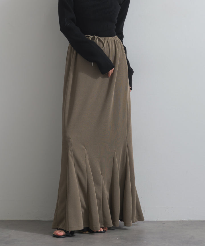 リブマーメイドスカート