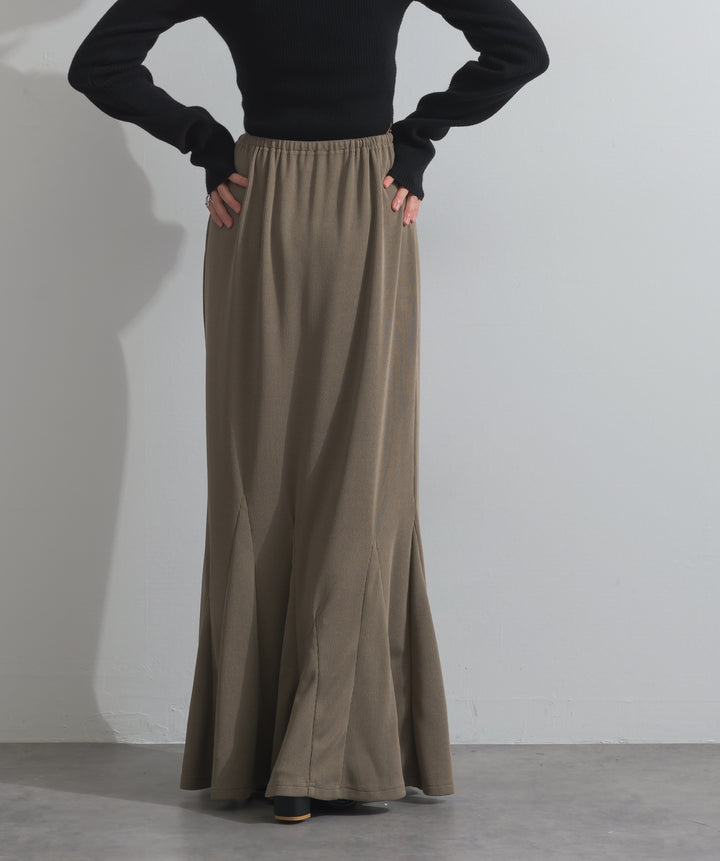 リブマーメイドスカート