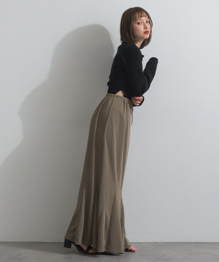 リブマーメイドスカート