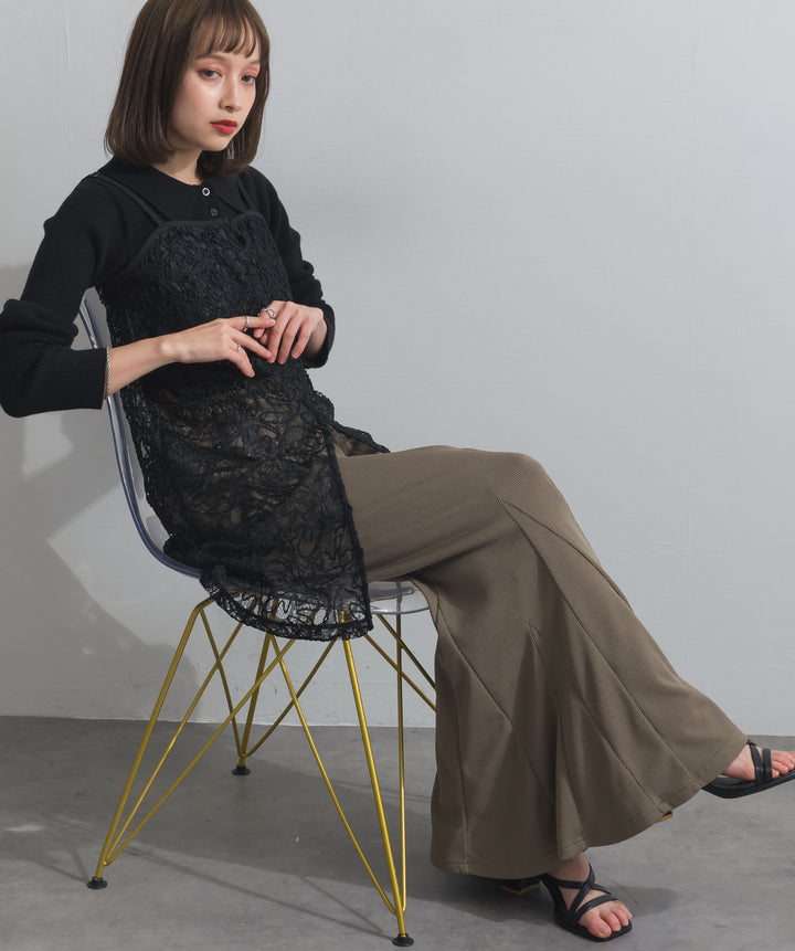 リブマーメイドスカート