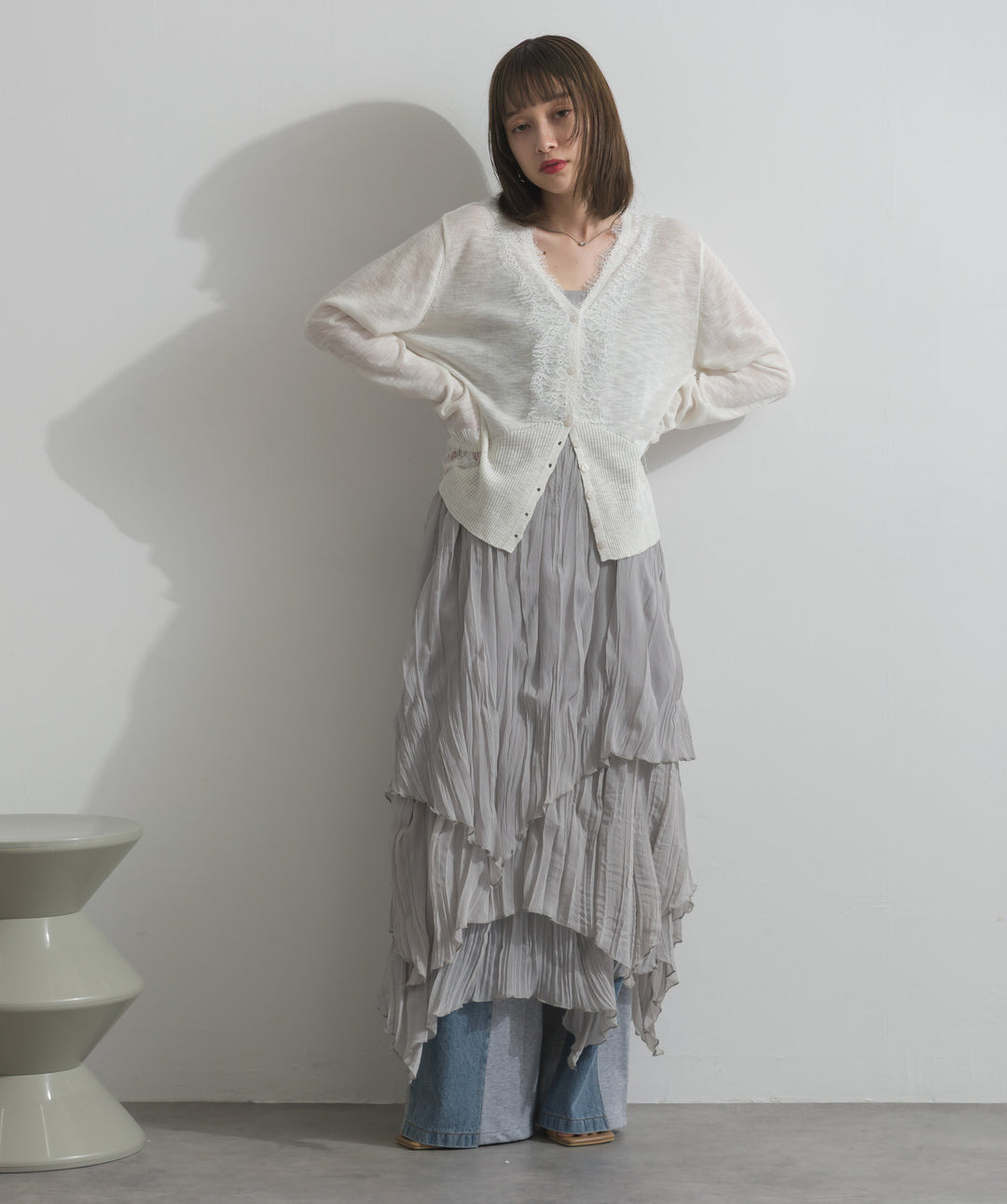 サイドスウェットドッキングデニム