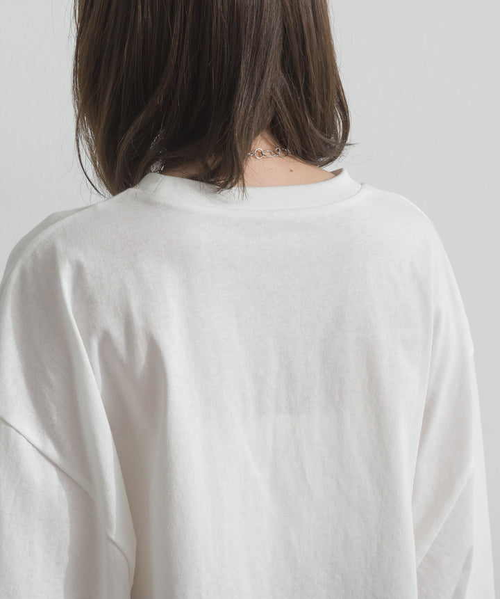 ニュアンス箔プリントTシャツ
