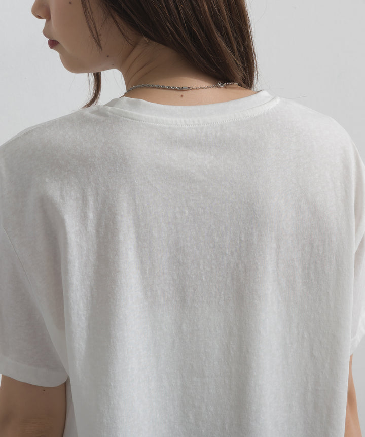 ロゴクルーネックTシャツ