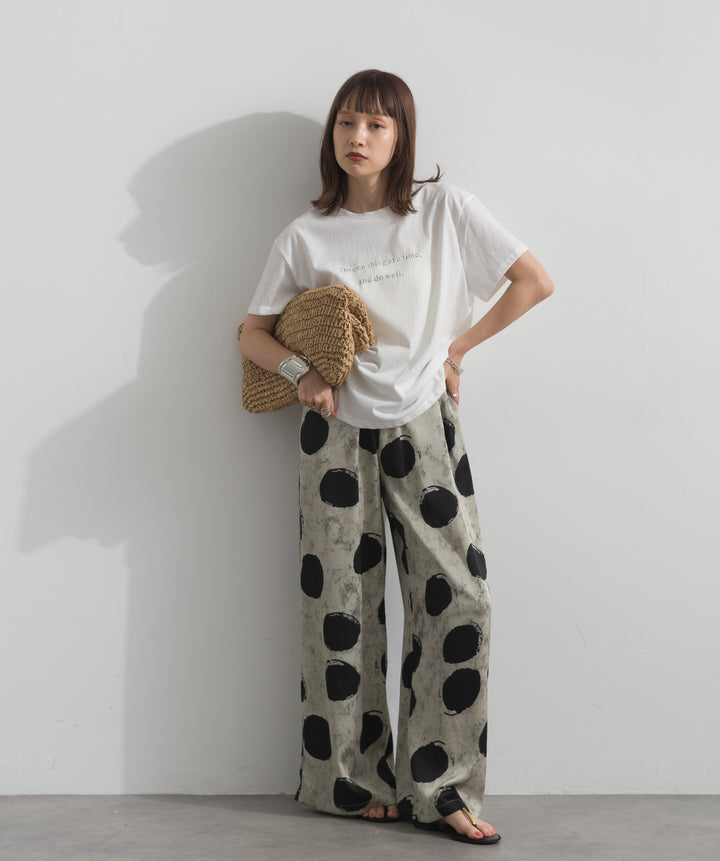 ロゴクルーネックTシャツ