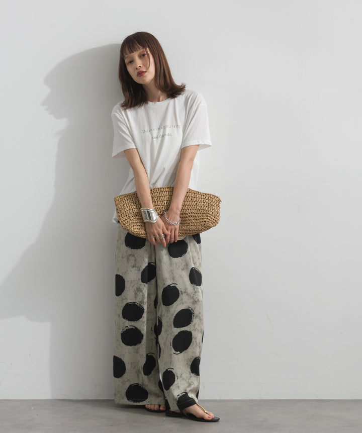 ロゴクルーネックTシャツ