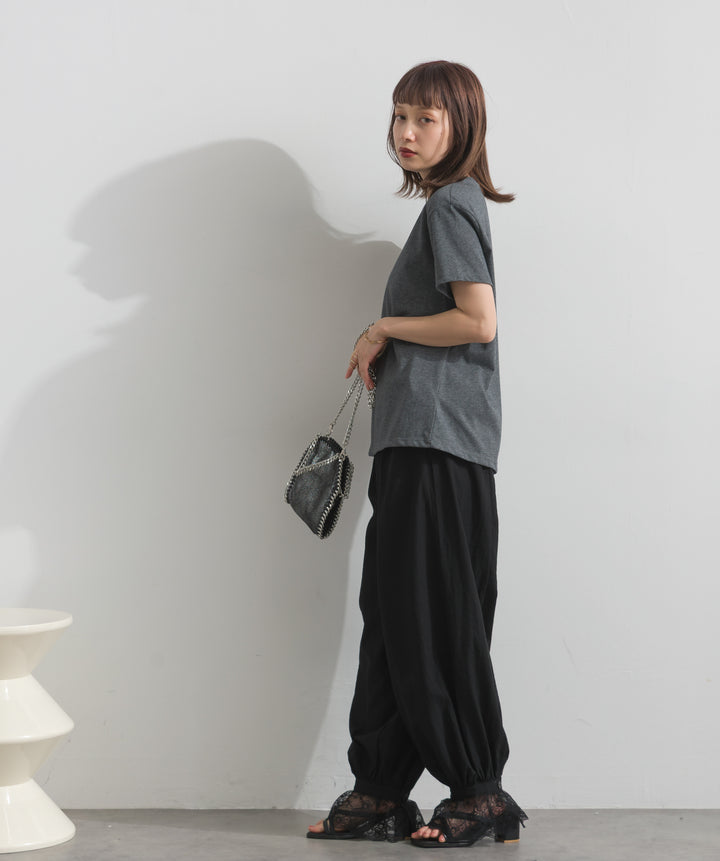 ロゴクルーネックTシャツ