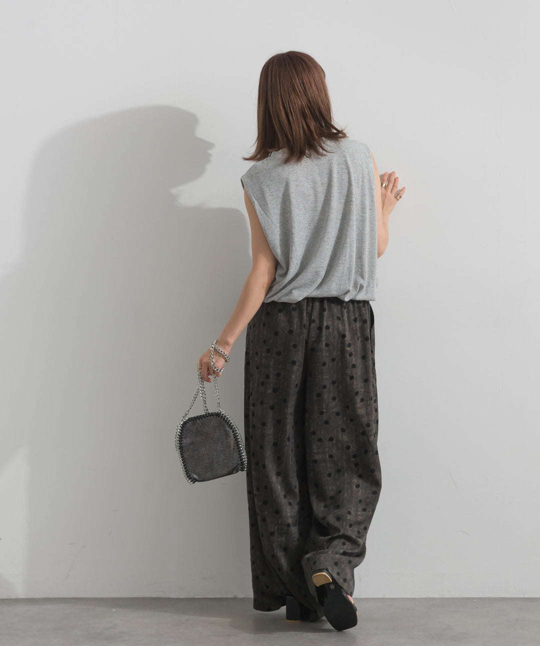 ニュアンスアートワイドパンツ