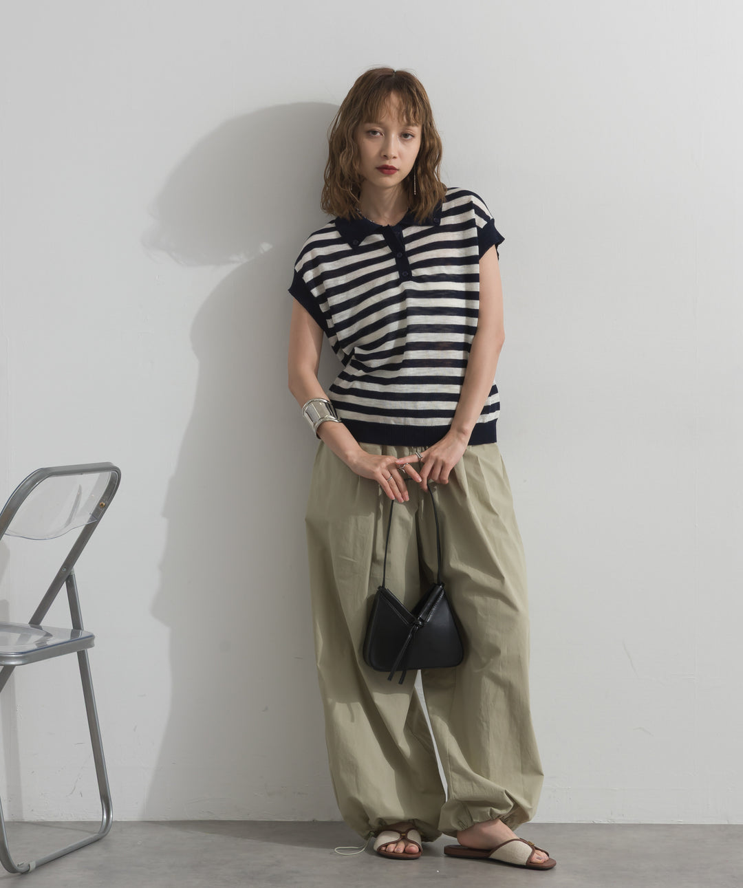 シアーボーダーポロニット