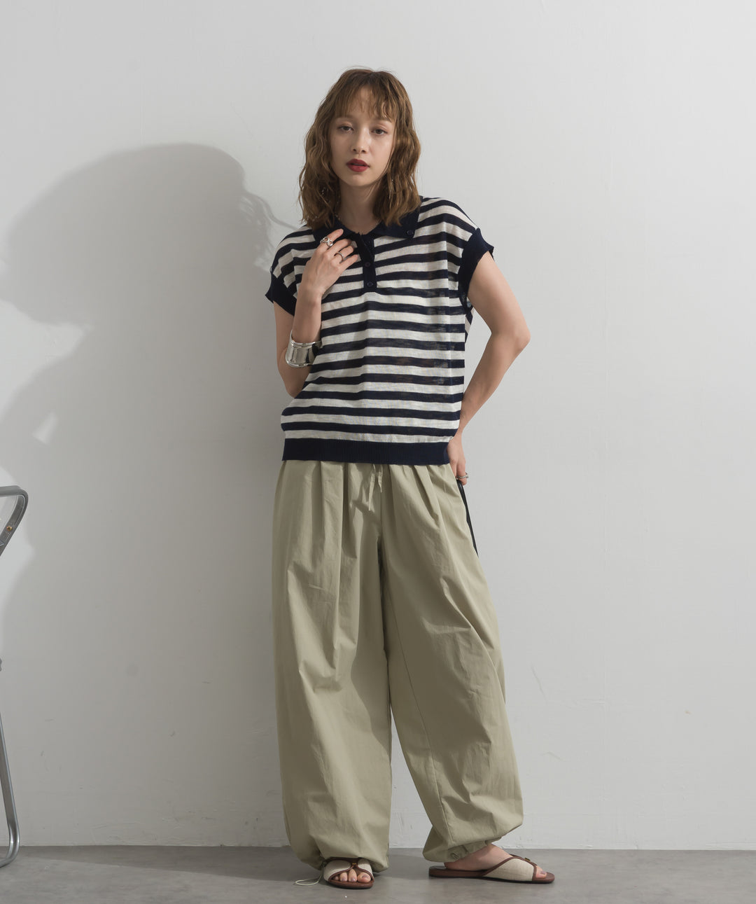 シアーボーダーポロニット